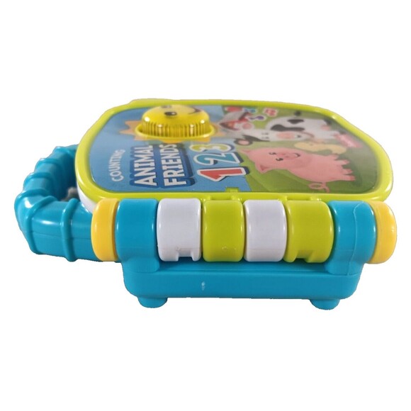 Fisher Price Counting Animal Friends 123 Talking Interactive Learning Baby Book - Picture 3 of 4